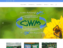 Tablet Screenshot of cwmenvironmental.co.uk